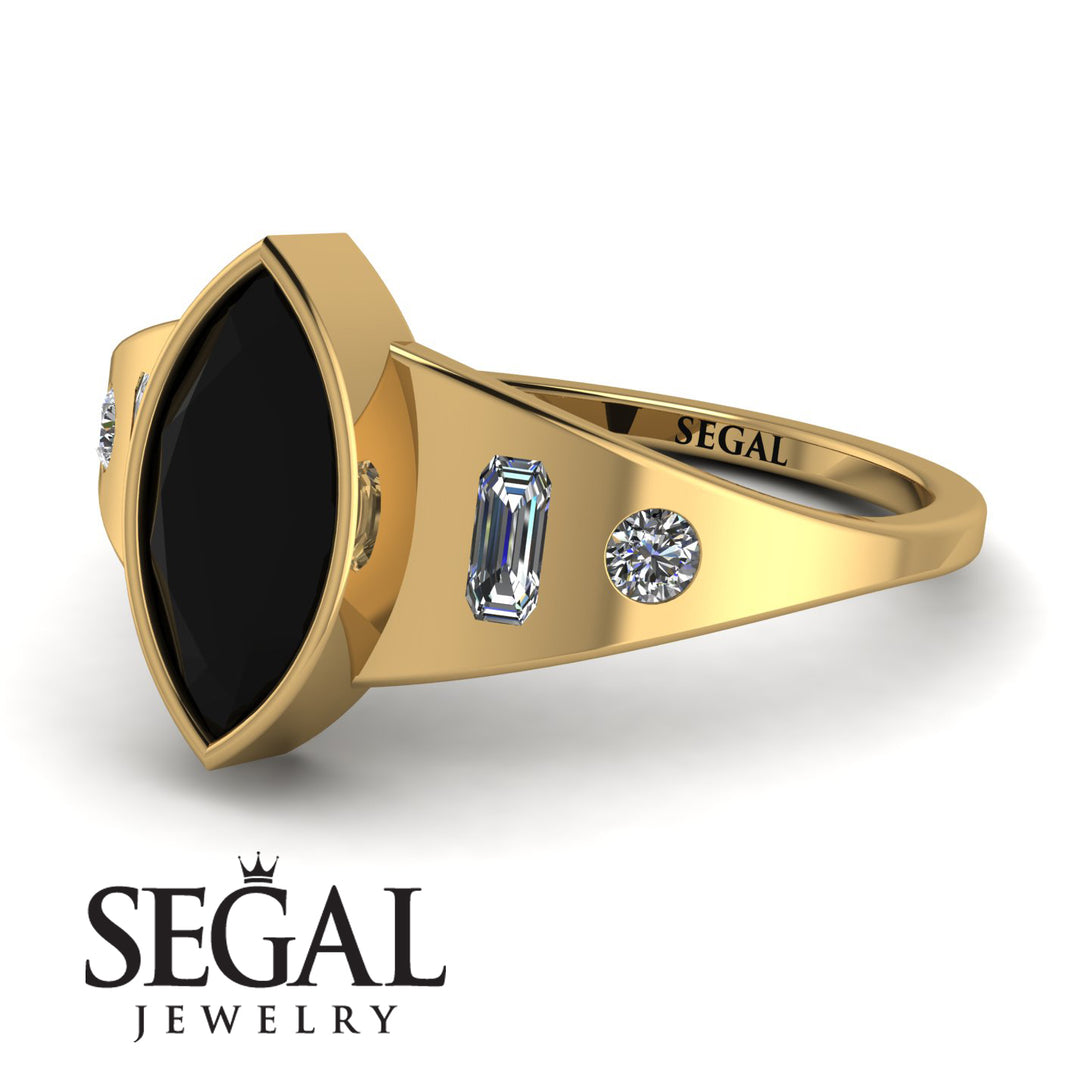 Marquise Bezel Diamond Ring - Juliana No. 7